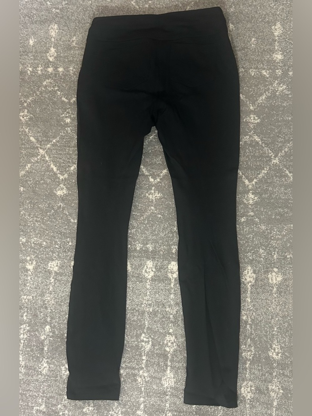 Athleta Ponte Moto Pant Black Women’s Size 6 Zip Pockets Skinny Leg - Picture 7 of 10